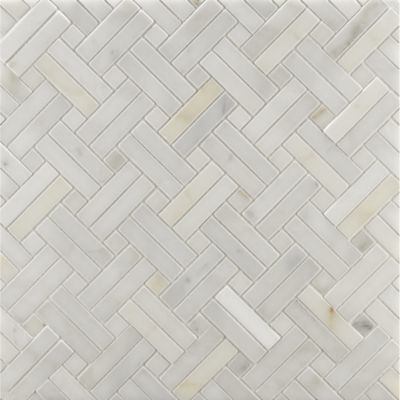 diagonal weave mosaic in honed finish
