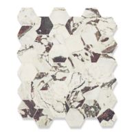 2" Hexagon mosaic in Honed