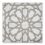 6" x 6" mcq-19 decorative tile in Talc, Feather