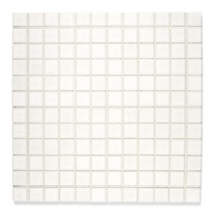 1” x 1” mosaic in Gloss White