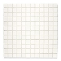 1” x 1” mosaic in Gloss White
