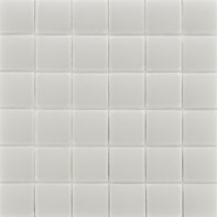 1.75" x 1.75" Pillowed mosaic in Gloss White