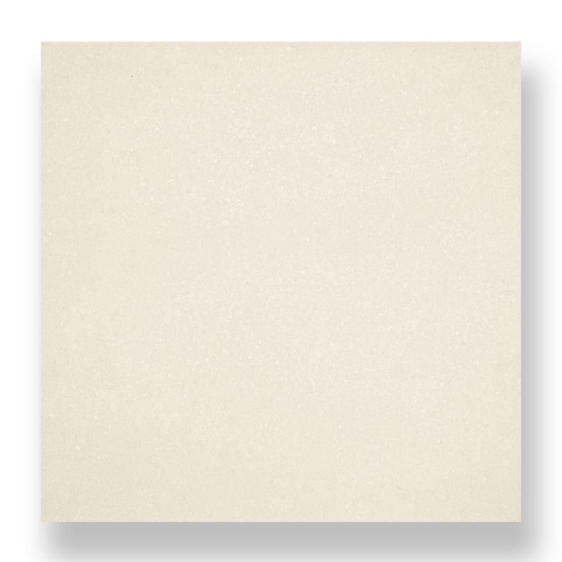 24" x 24" field in bianco with matte finish