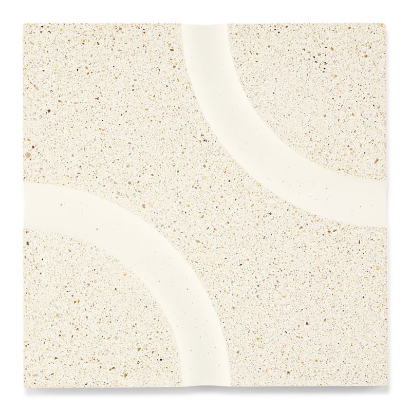 12" x 12" Roundabout field in creme