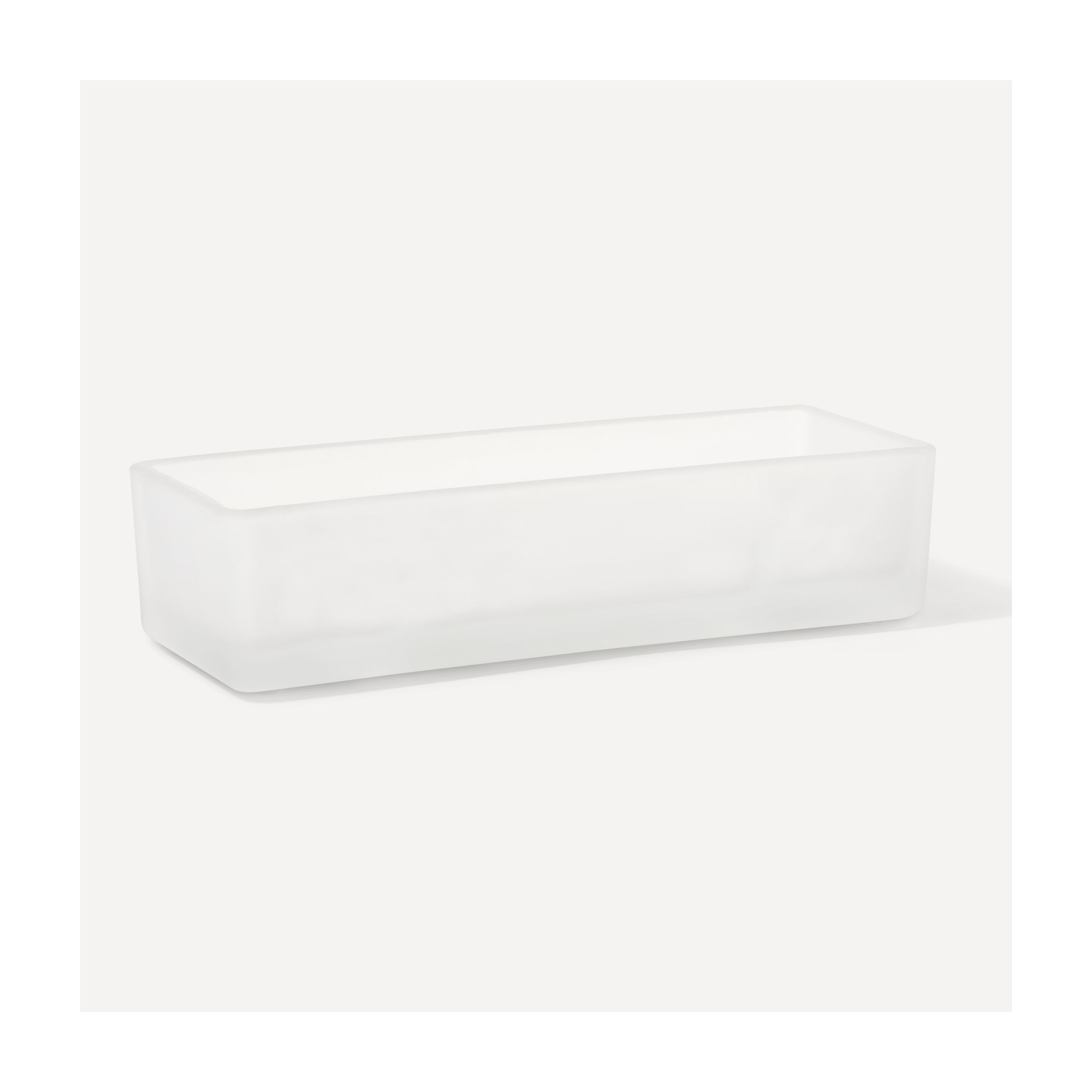 Glass Bins Bathroom Accessories — Large
