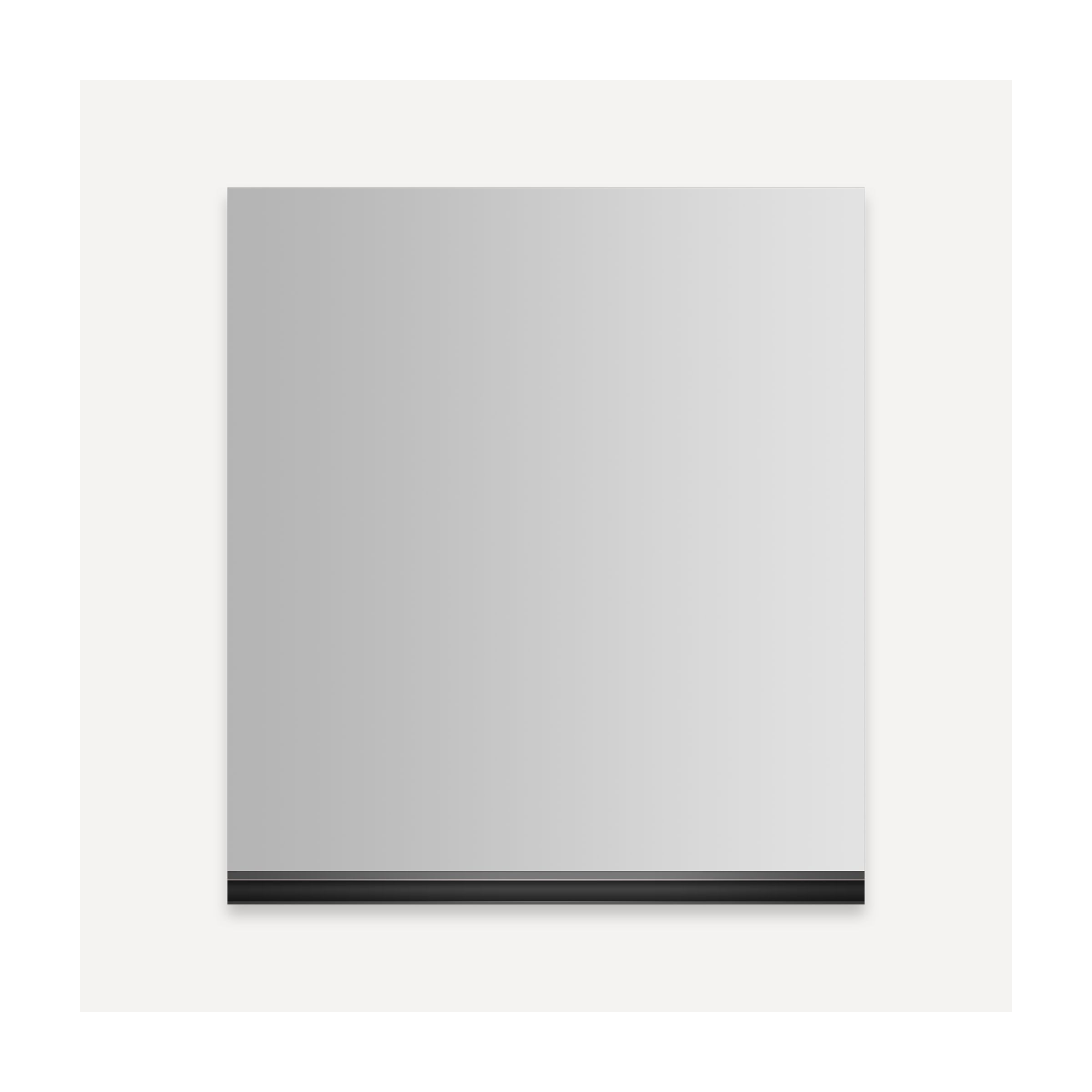 Uplift Tech Handle, 24" x 1" x 1-3/4", Matte Black Bathroom Accessories — 24 Wide