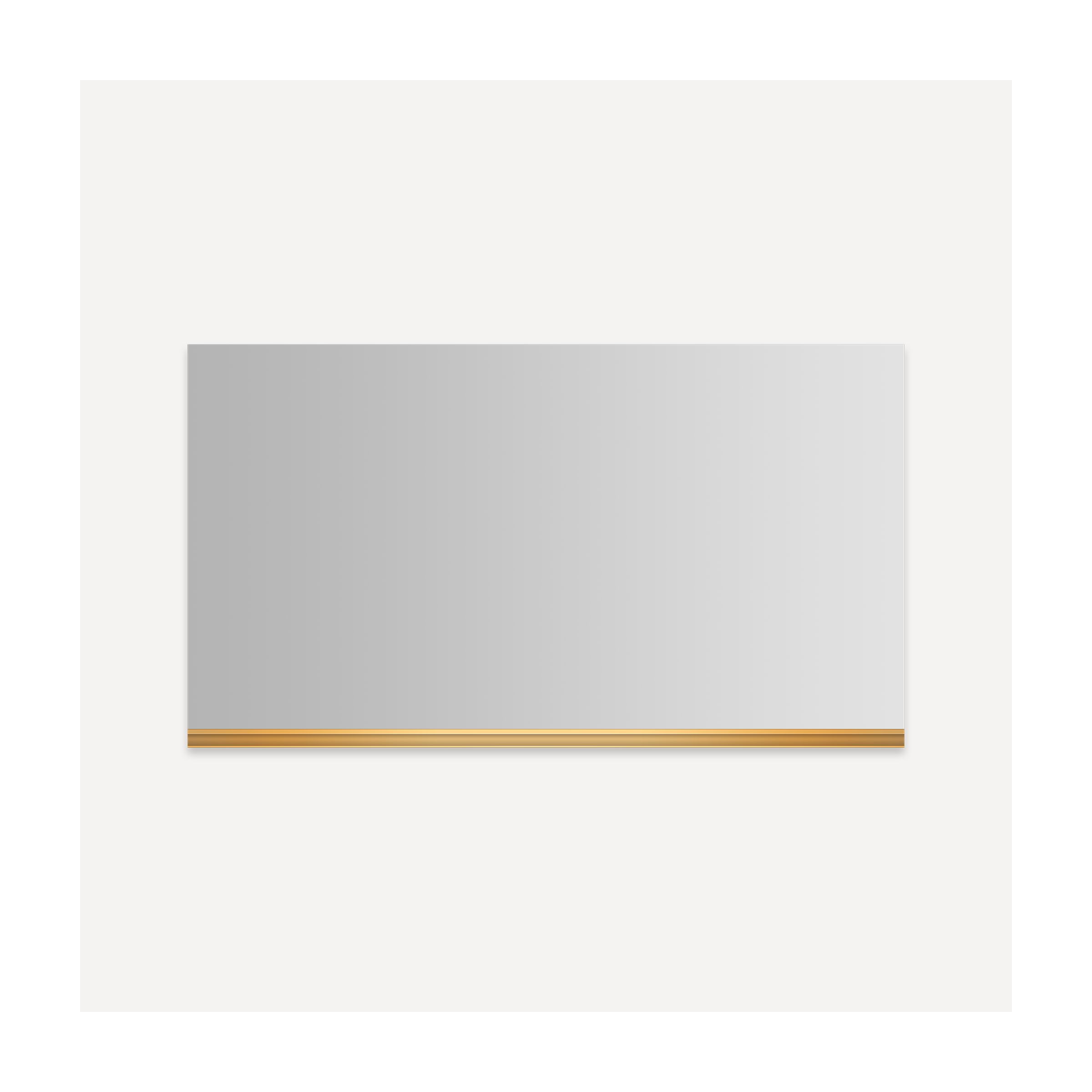 Uplift Tech Handle, 48" x 1" x 1-3/4", Matte Gold Bathroom Accessories — 48 Wide