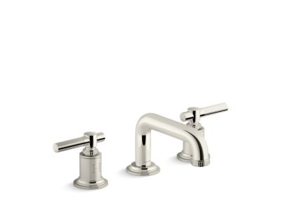 Sink Faucet, Low Spout, Lever Handles