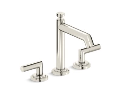 Deck-Mount Bath Faucet with Diverter