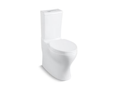 Two-Piece High-Efficiency Toilet, Less Seat