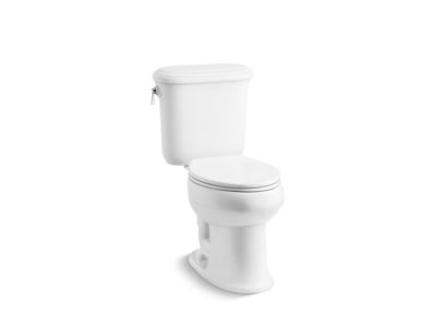 Two-Piece High-Performance Toilet, Less Seat