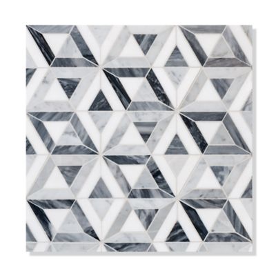 Liaison Doheny Small 9.291" x 10.748" mosaic in Charcoal Blend
