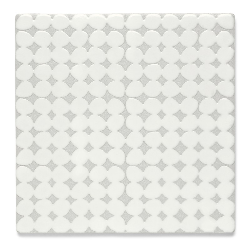6" x 6" Insho Circles field in White