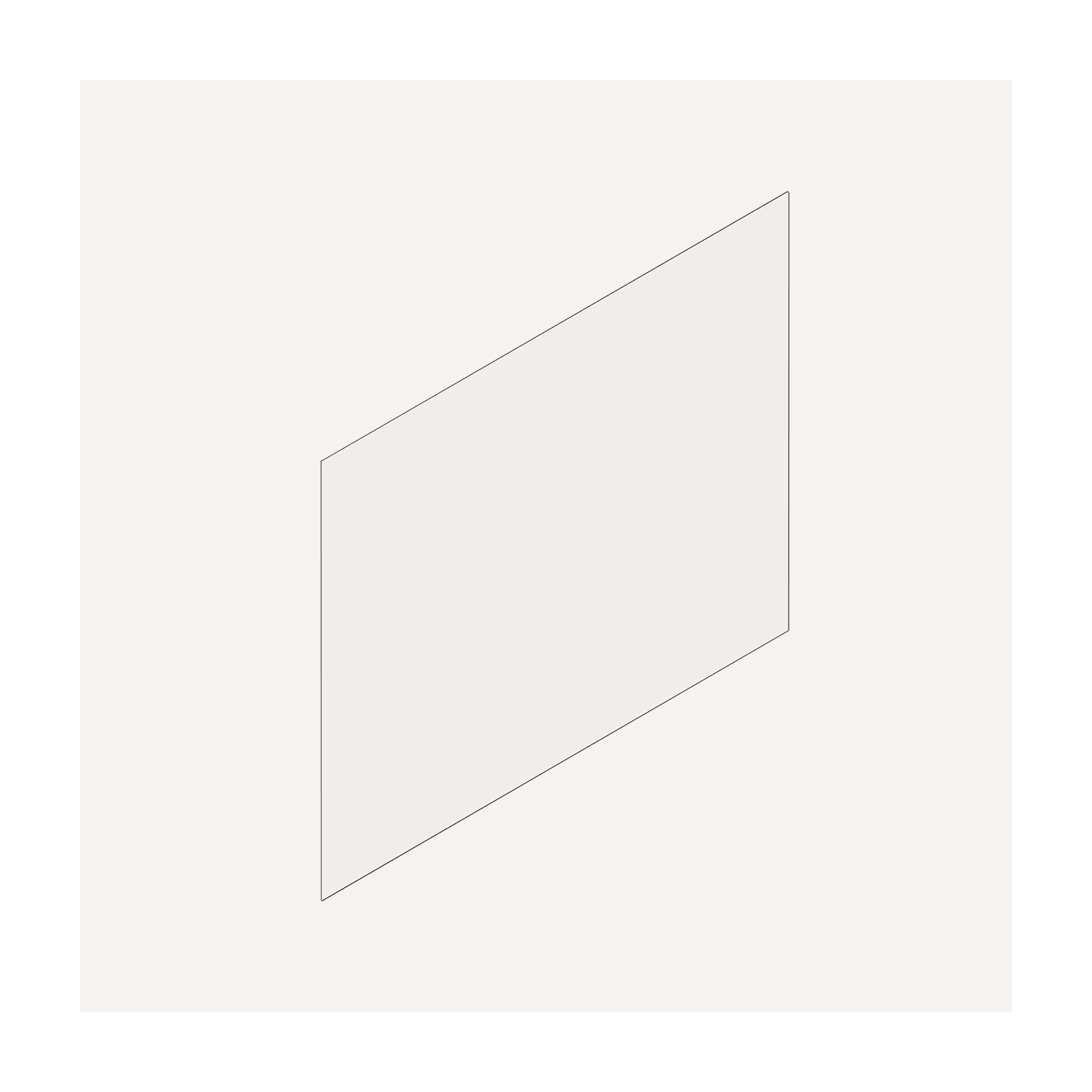 Cartesian & Profiles Side Kit, 15" H x 21" D, Single Side Kit, Satin White Bathroom Accessories — For Cartesian & Profiles