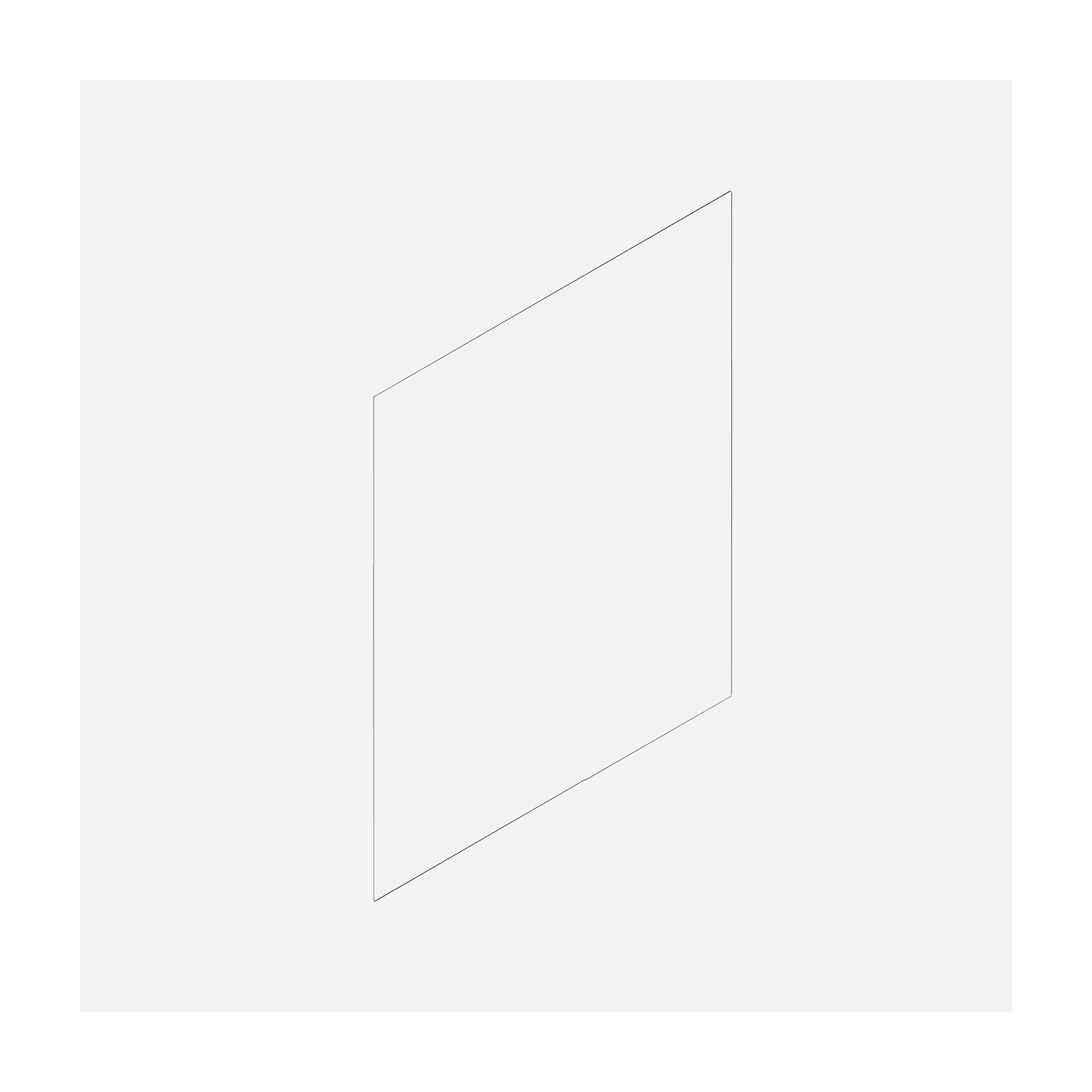 Cartesian & Profiles Side Kit, 22-1/2" H x 21" D, Single Side Kit, White Bathroom Accessories — For Cartesian & Profiles
