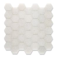 Hexagon mosaic in a polished finish