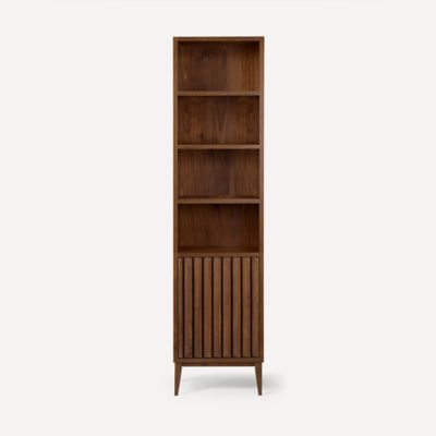Universal Tall Linen Cabinet with Doors and Shelves | Bush Home