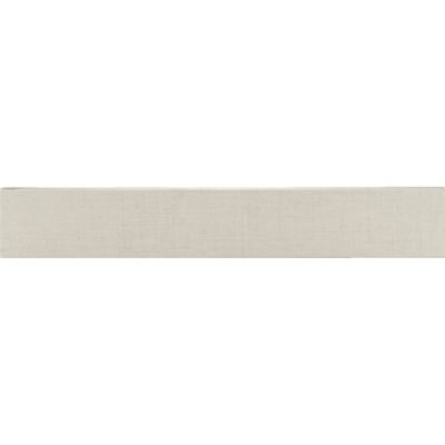 4" x 23-3/8" surface bullnose trim in paperwhite