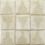 4.625” x 4.625” yaffo 6 decorative tile in latte and off white