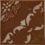 4.625” x 4.625” gitanos 5 decorative tile in paprika, vanilla and honey
