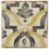 4-5/8" x 4-5/8" yaffo 3 decorative tile in honey, charcoal and off white