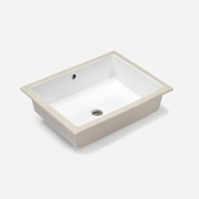 Undercounter Sink, 17-1/4" x 13" x 5", White, For Craft Series Sinks LAV2UM-101