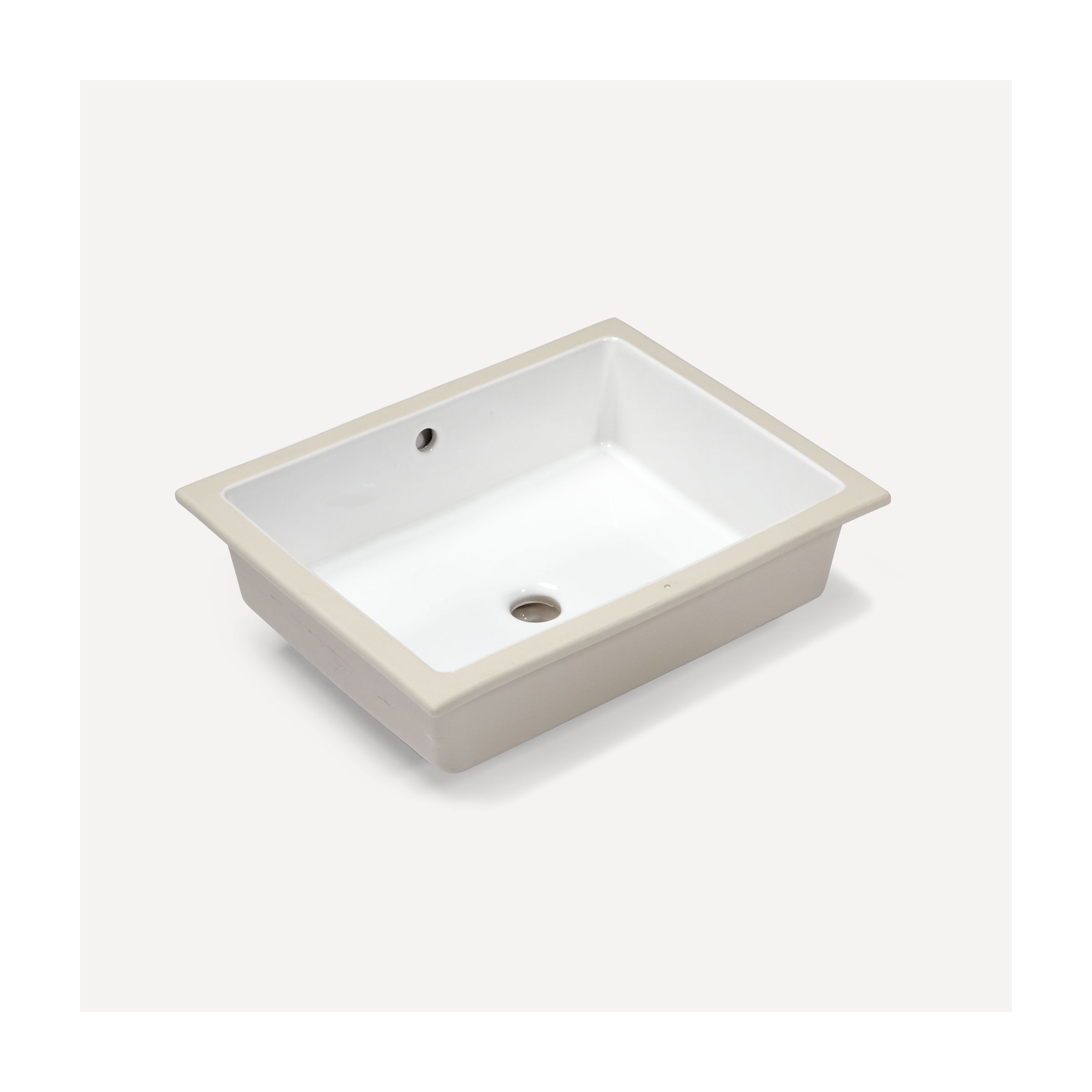 Undercounter Sink, 17-1/4" x 13" x 5", White, For Craft Series Bathroom Sinks