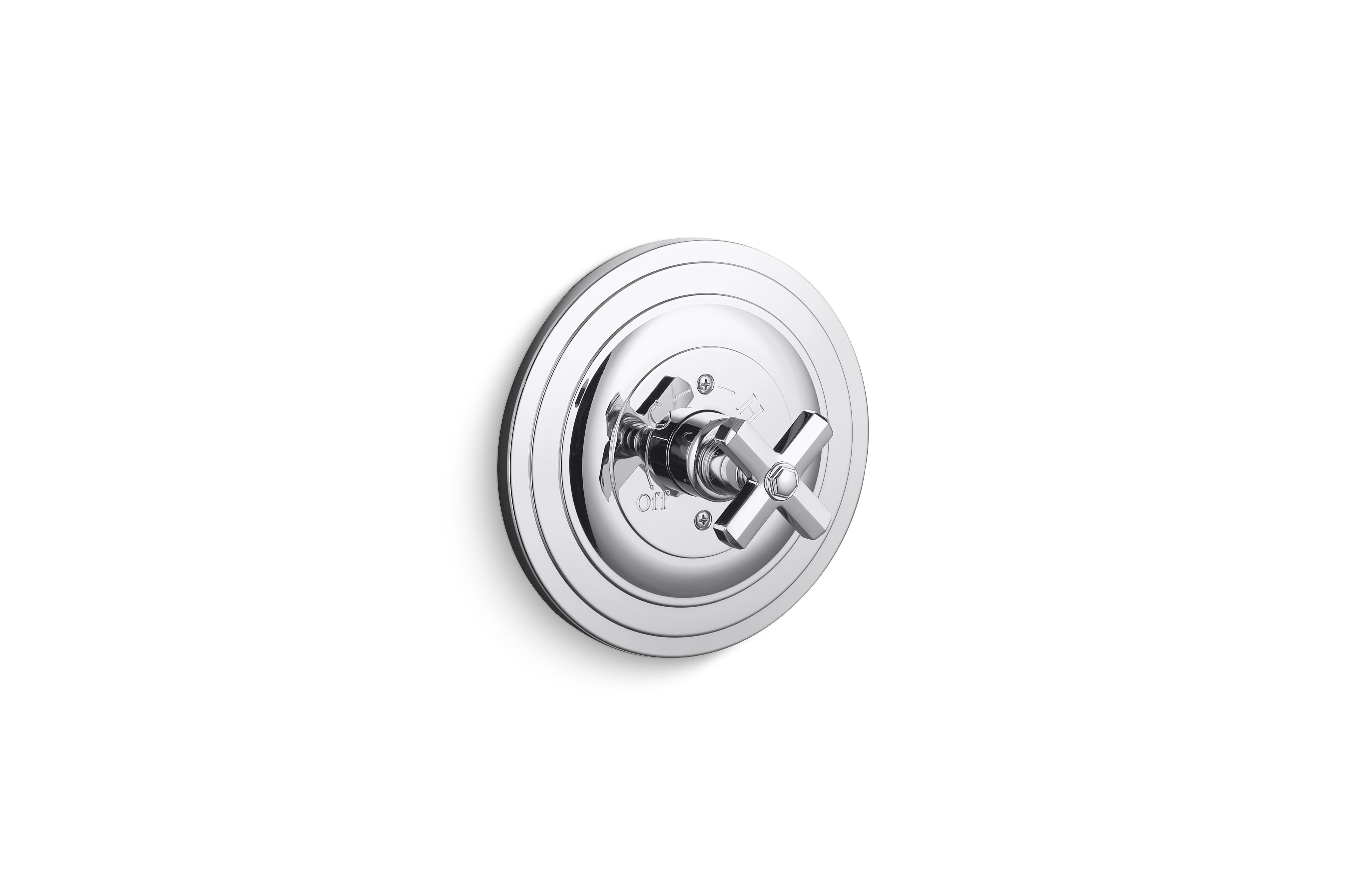 For Town — Pressure Balance Trim, Cross Handle