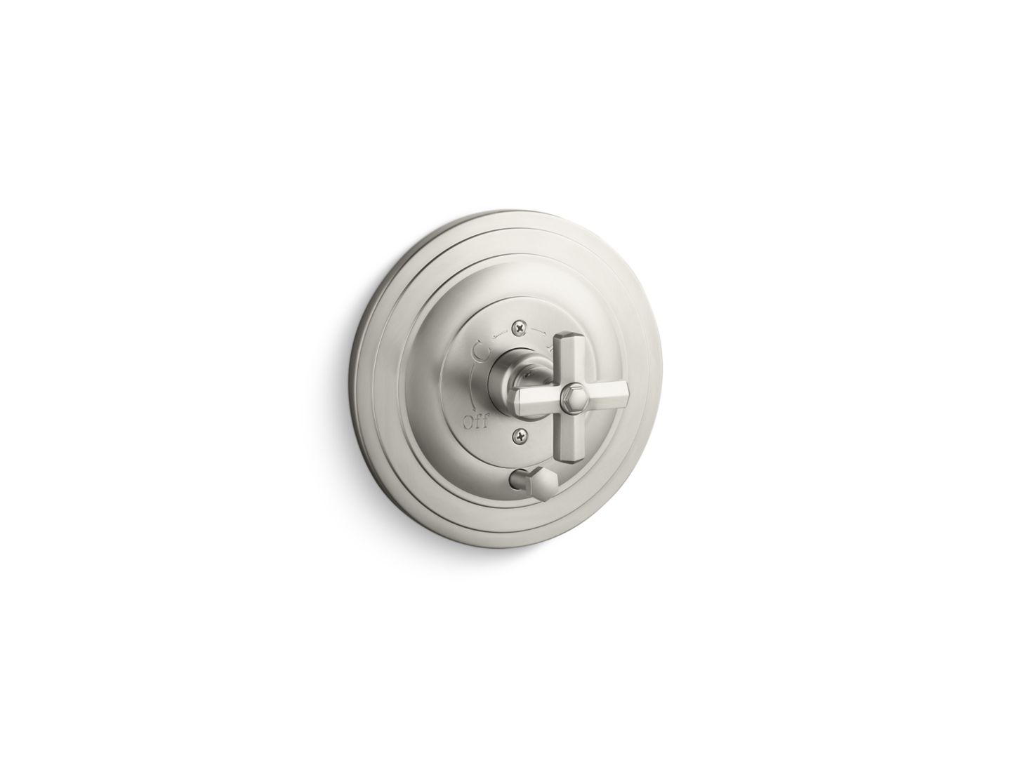 For Town Pressure Balance Trim with Diverter, Cross Handle