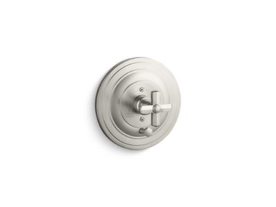 Pressure Balance Trim with Diverter, Cross Handle