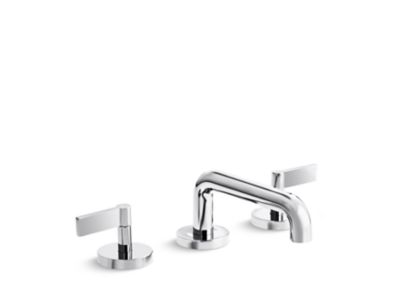 Sink Faucet, Low Spout, Lever Handles