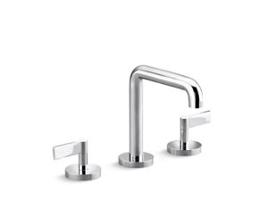 Sink Faucet, Tall Spout, Lever Handles