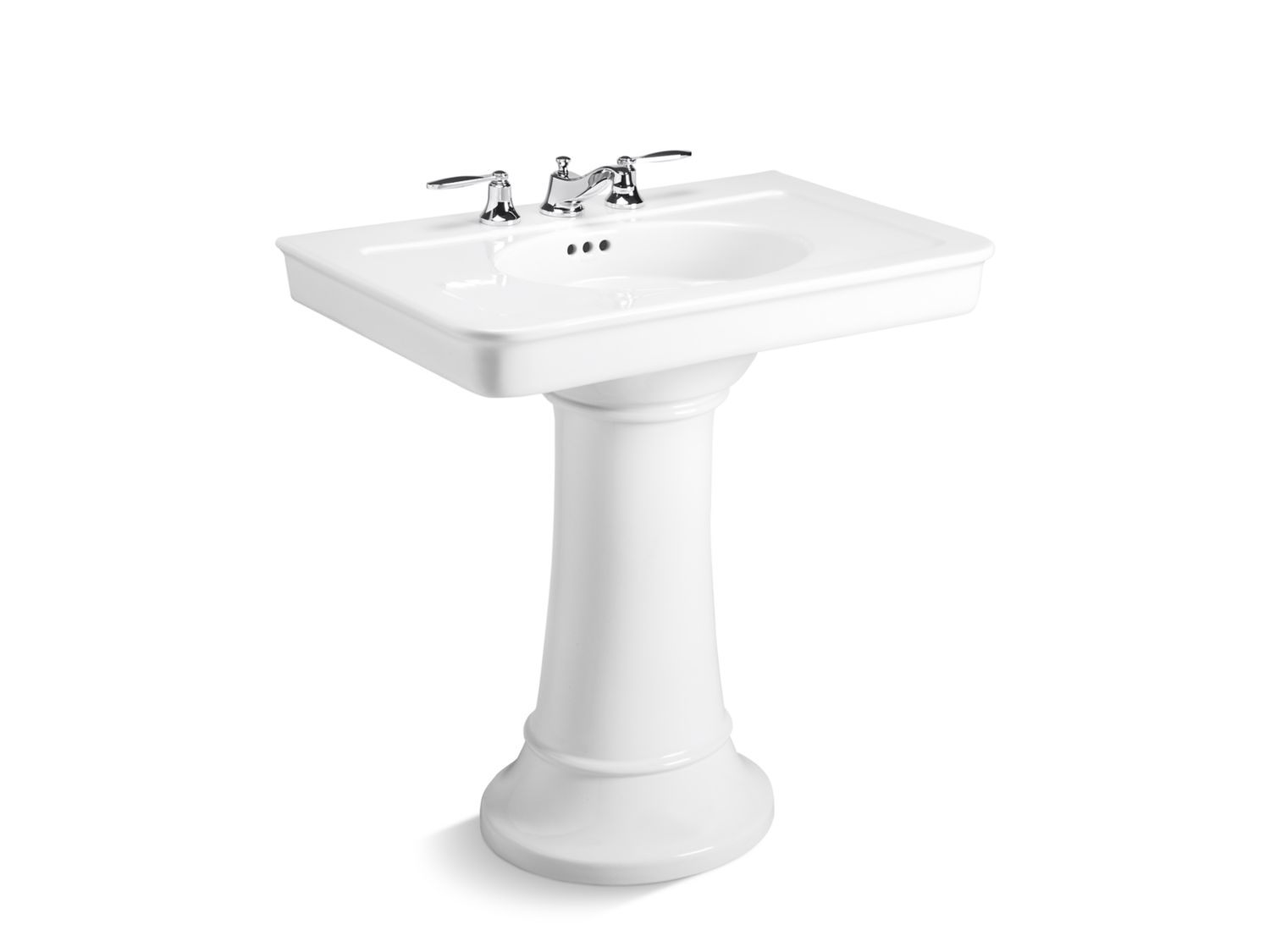 Tuxedo By Barbara Barry Pedestal Sink P72037 00 Pedestals Sinks Kallista