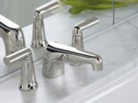 Deck-Mount Bath Faucet, Lever Handles 2