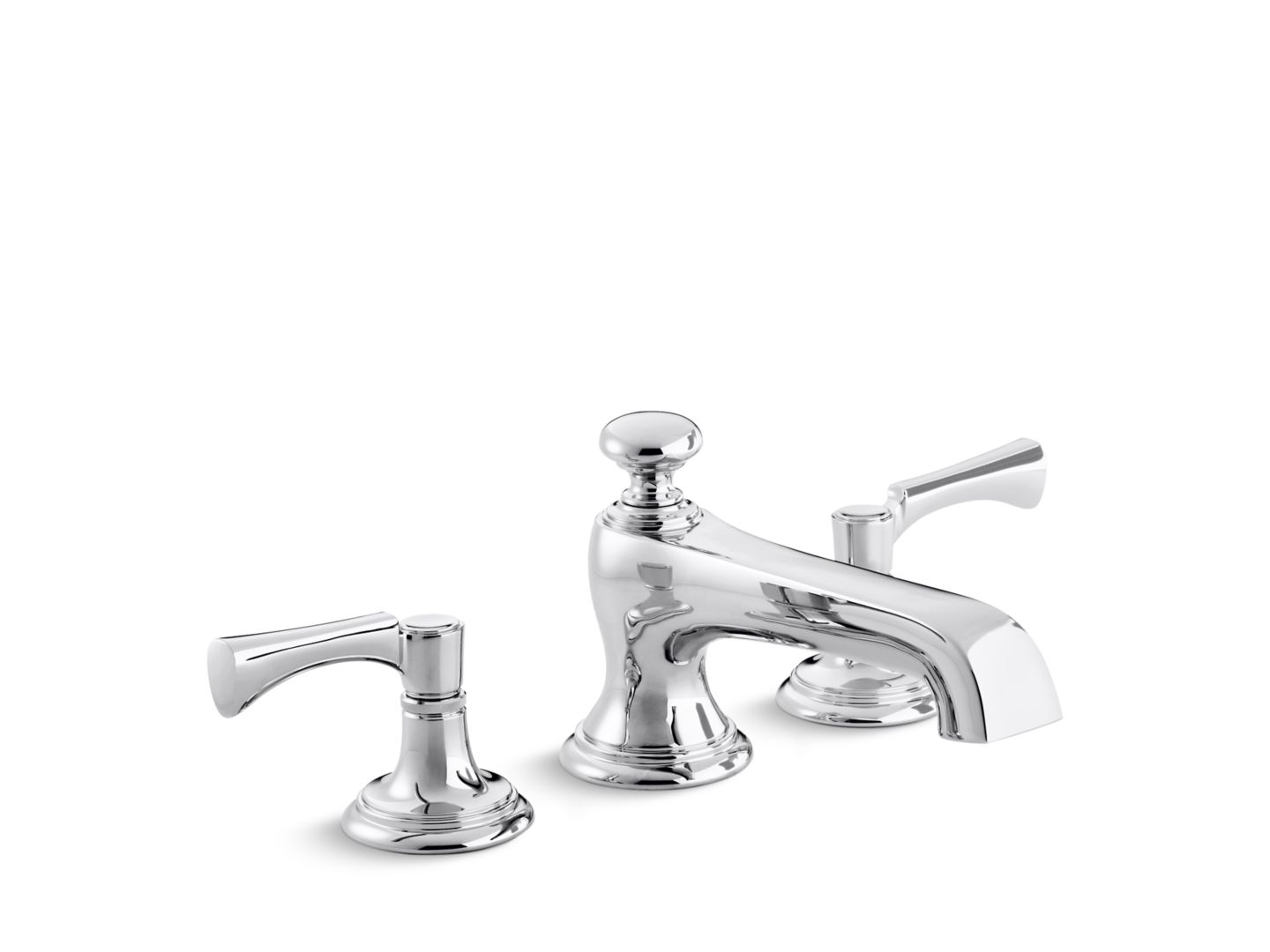 Bellis Deck-Mount Bath Faucet, Lever Handles