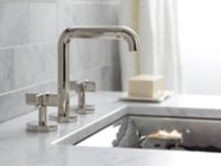 Sink Faucet, Tall Spout, Cross Handles 2