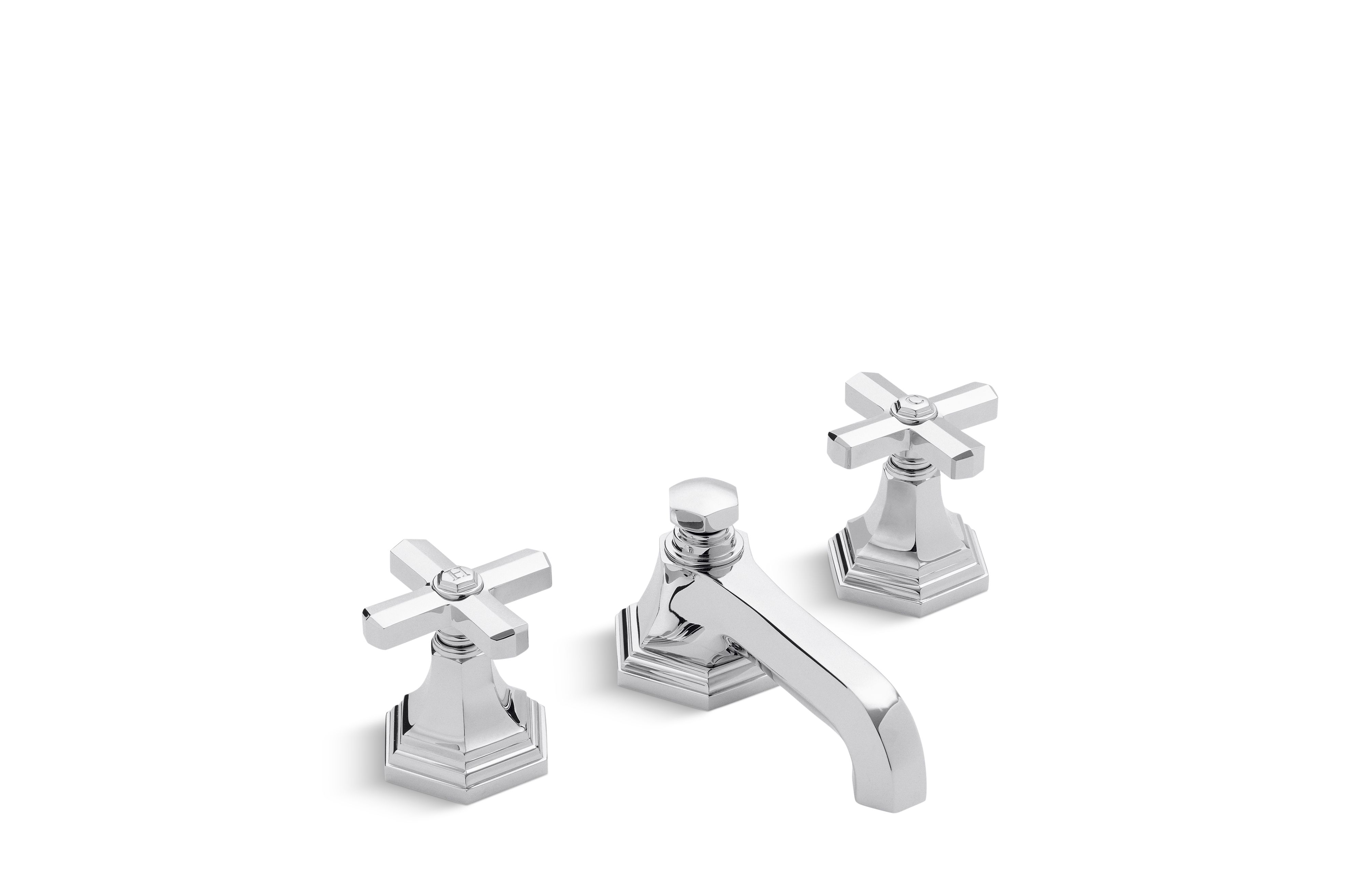 For Town — Sink Faucet, Low Spout Cross Handles