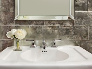 Sink Faucet, Low Spout, Lever Handles