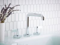 Sink Faucet, Tall Spout, Lever Handles 5