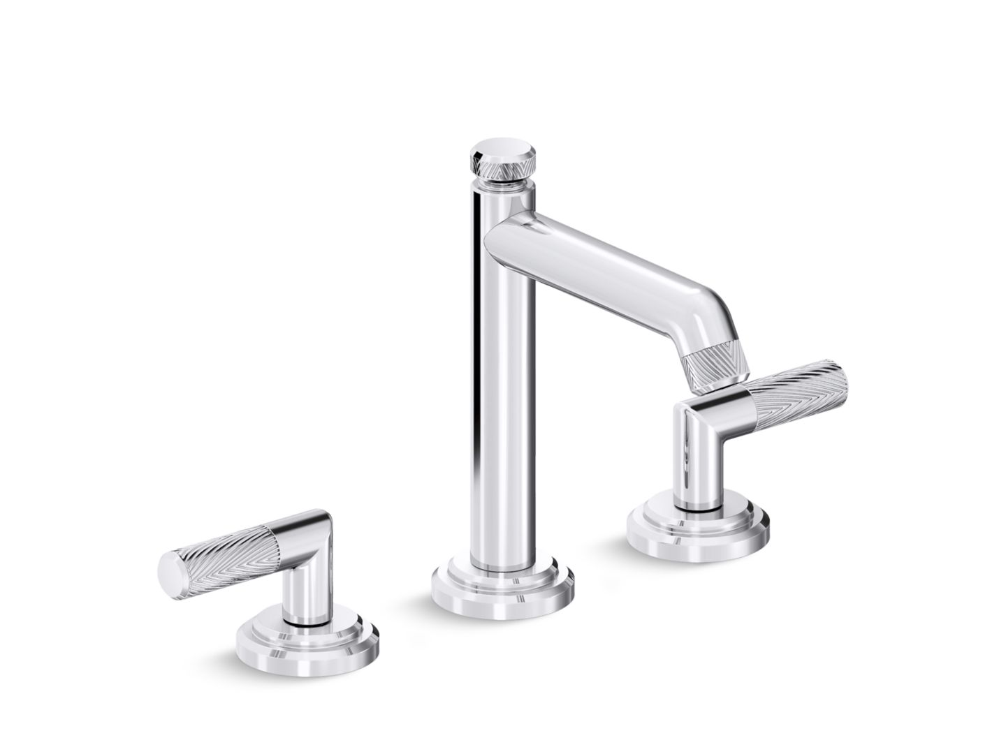 Pinna Paletta Sink Faucet, Tall Spout Lever Handles by Laura Kirar