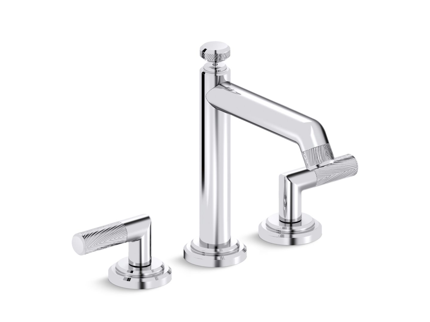 Pinna Paletta Deck-Mount Bath Faucet with Diverter by Laura Kirar