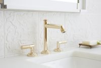 Sink Faucet, Tall Spout, Lever Handles 2