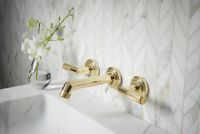 Wall-Mount Sink Faucet, Lever Handles 2