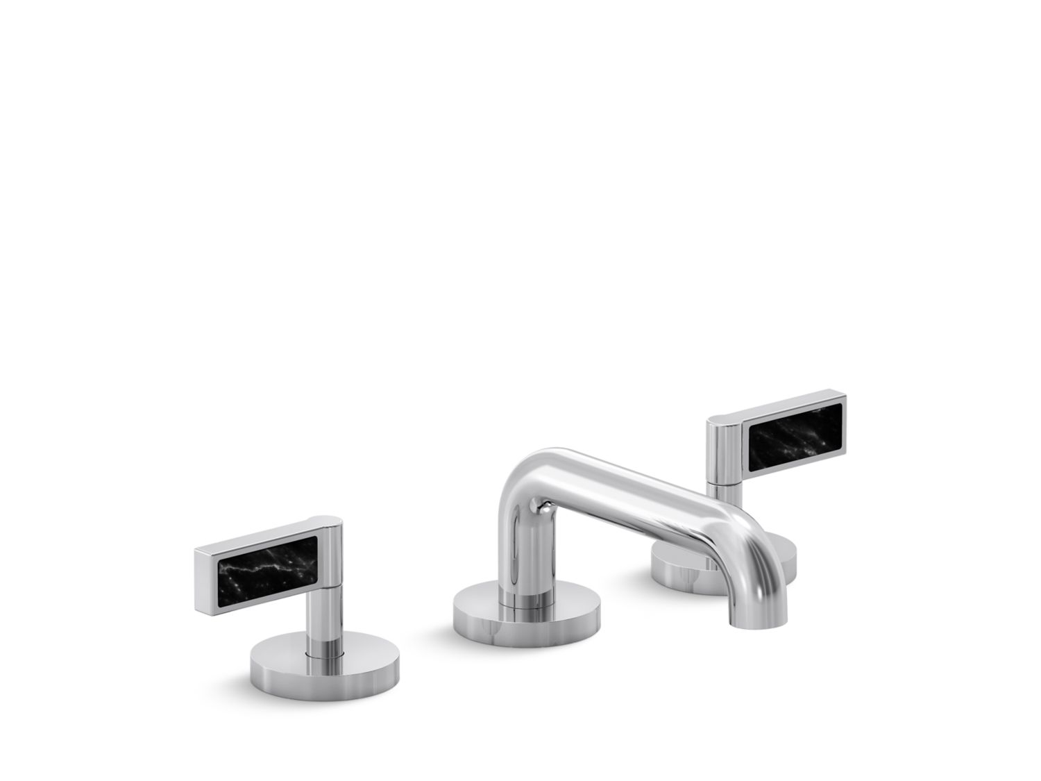 One Decorative Sink Faucet Nero Marquina Handles P24491 Nm
