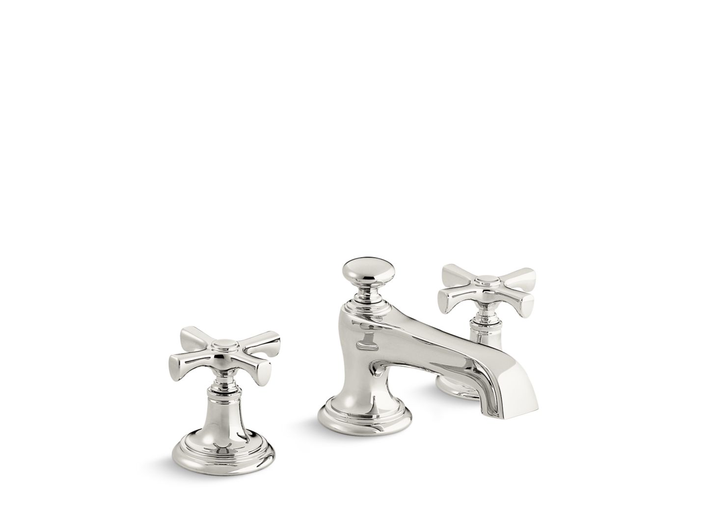 Bellis Sink Faucet, Traditional Spout, Cross Handles