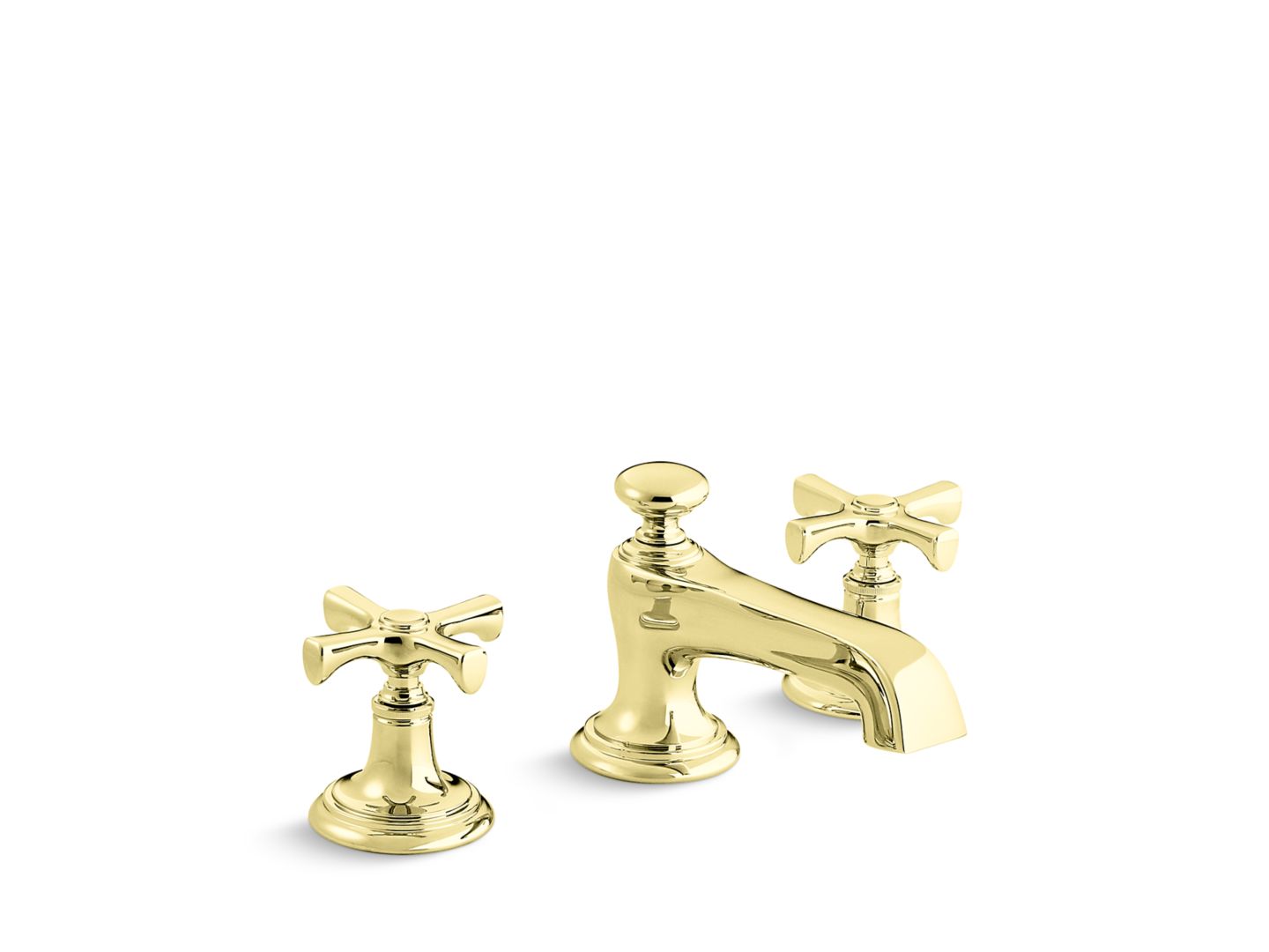 Bellis Sink Faucet, Traditional Spout, Cross Handles