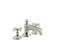 Deck-Mount Bath Faucet, Cross Handles 0