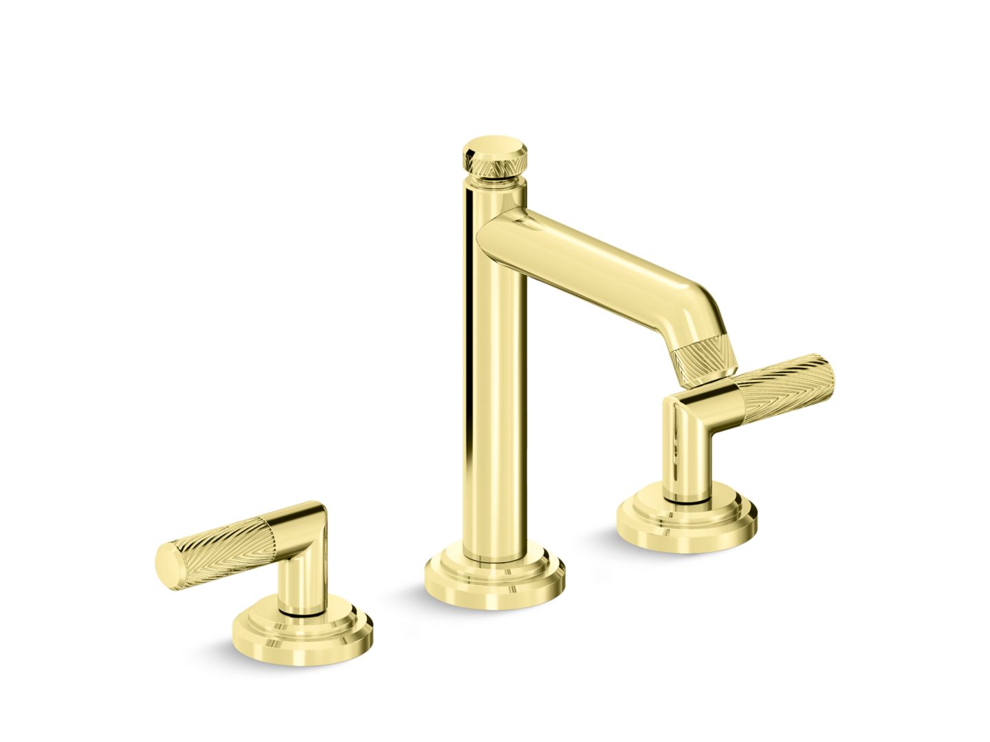 Pinna Paletta Sink Faucet, Tall Spout Lever Handles by Laura Kirar