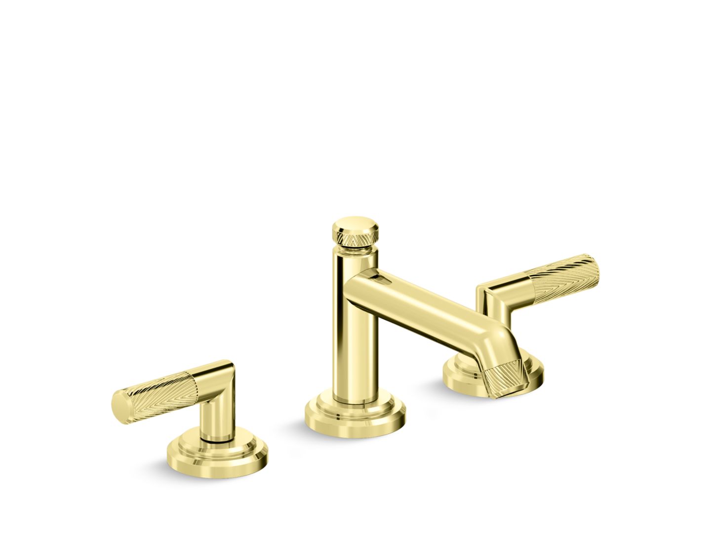 Pinna Paletta Sink Faucet, Low Spout Lever Handles by Laura Kirar