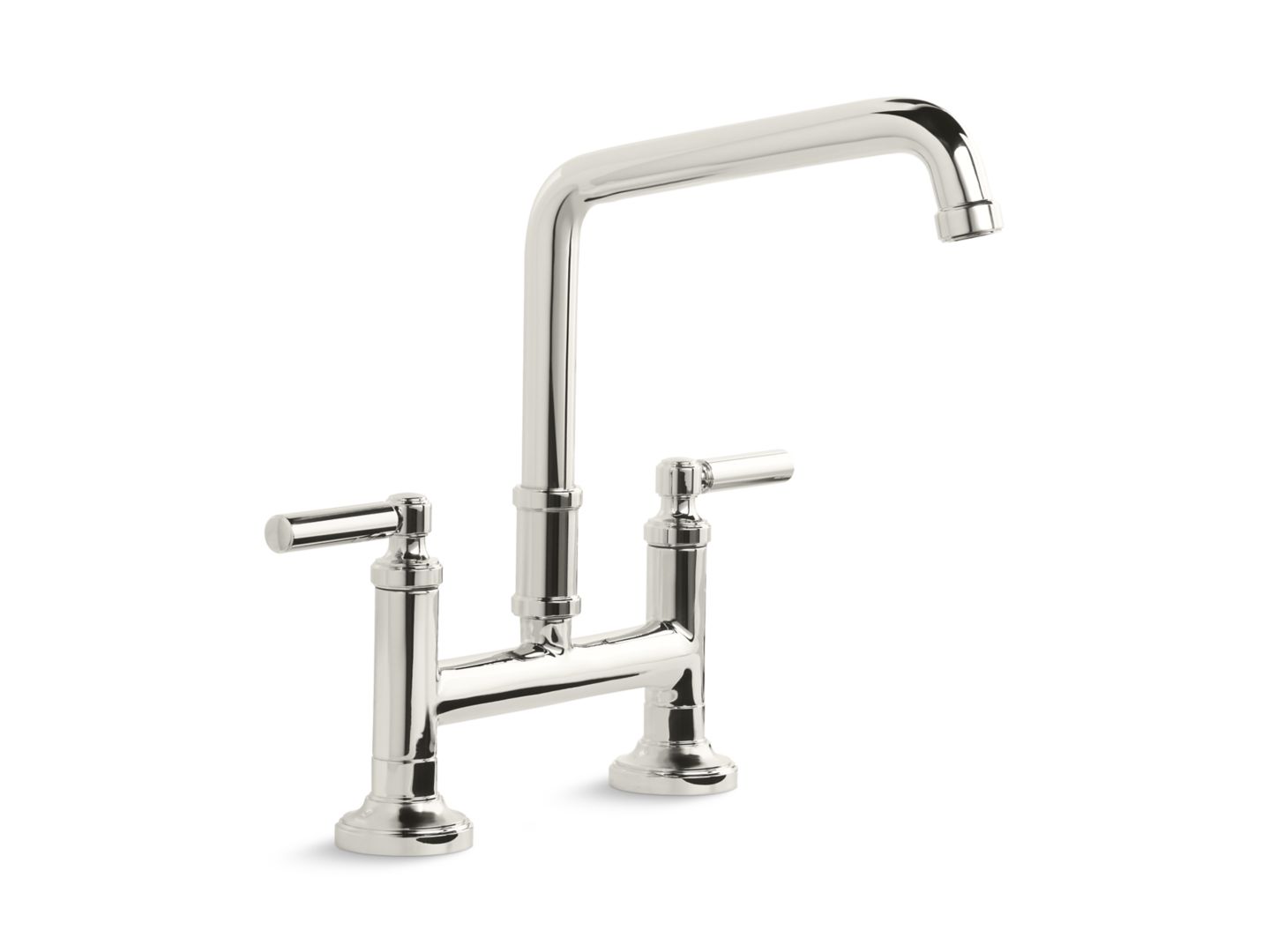 Quincy™ Deck-Mount Bridge Faucet, Lever Handles